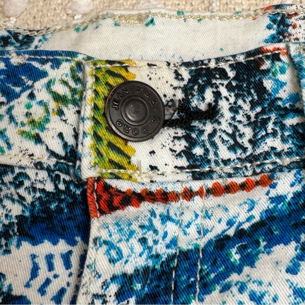 RAG & BONE Jean Surf Knit MultiColor Shorts size 28 - Picture 9 of 12